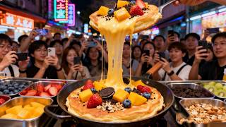 Delicious Glutinous Rice Fruit Mochichinesestreetfood foodlovers