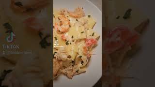 Seafood parppadelle...let's eat