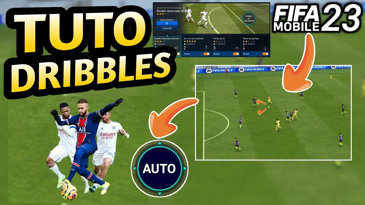 Comment Faire des DRIBBLES sur FIFA Mobile 23 | Gestes Techniques FIFA