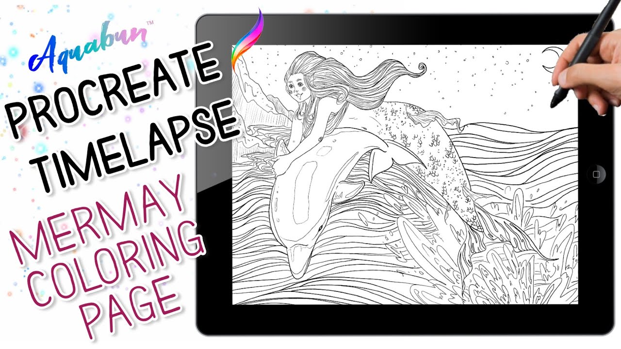 Create Coloring Pages In Procreate - Coloring Pages: Coloring Line Art