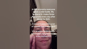 The easiest way to make extra money. #makemoneyfromhome #sidehustle #noise #mercy