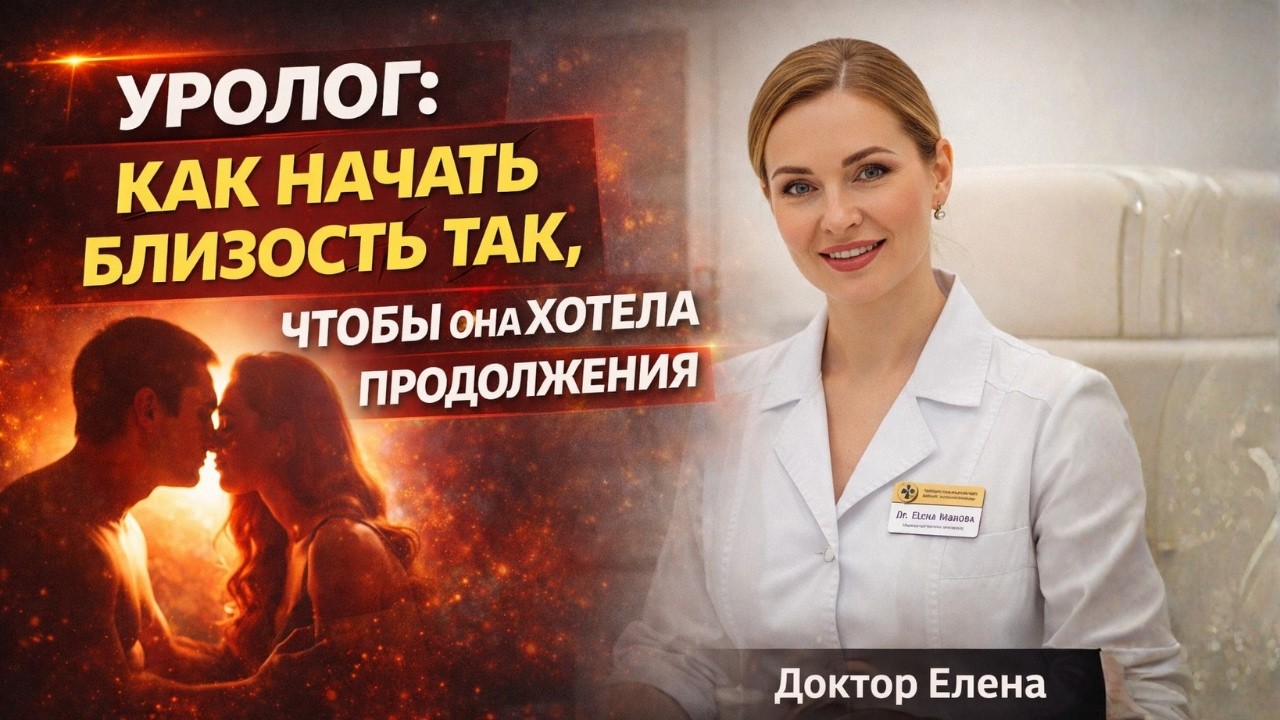 УРОЛОГ: Как Начать Близость Так, Чтобы Она Хотела Продолжения || Доктор Елена