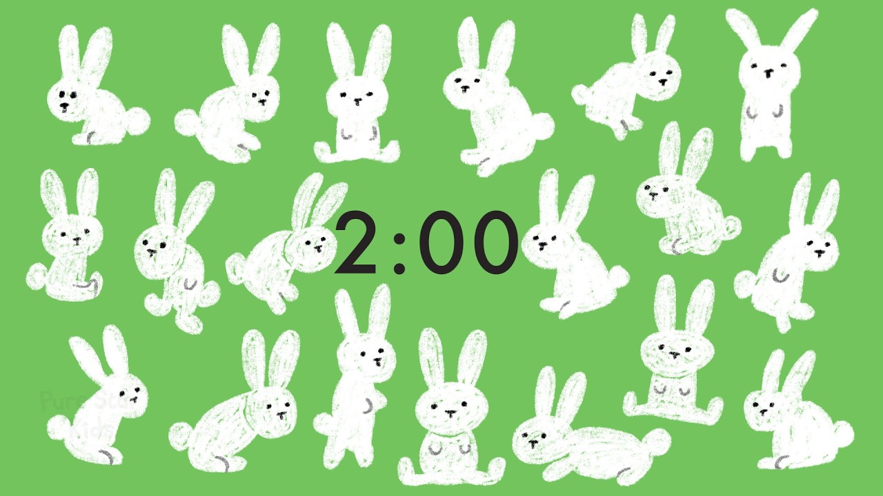 2 Minute Easter Timer 🐰 | Calm Visual Countdown for Classroom Transitions