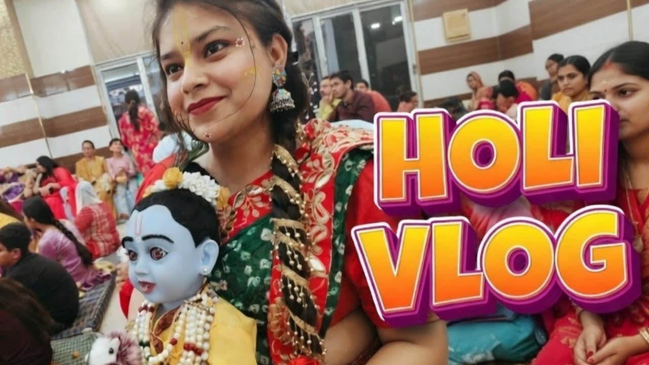 Vrindavan Style Holi 🌸 | Radha Krishna Blessings