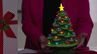 Mr. Christmas Nostalgic Tree with Choice of Shaped Bulbs on QVC