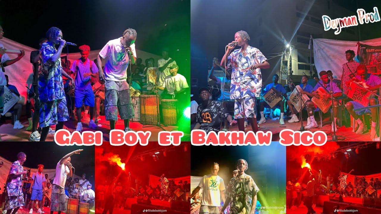 Concert Gabi Boy Larrivée surprise de Bakhaw Sico Family duo extraordinaire Assico Dakandé-Ma diola 