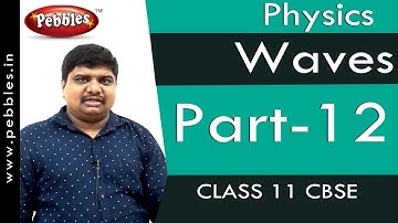 Part-12 : Waves | Physics | Class 11 | CBSE Syllabus