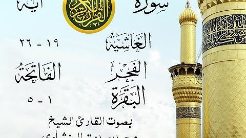 أجمل تلاوة نادرة إبداع الشيخ محمد صديق المنشاوي من سورة الغاشية وقصار السور . نوادر 763 صدى