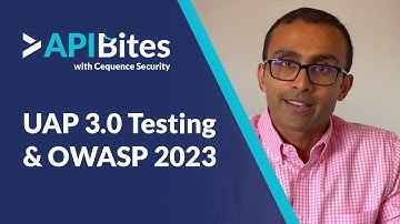 API Bites, Episode 21 | UAP 3.0 and OWASP 2023