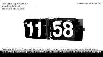 OEM FC16 flip clock demonstration video