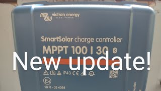 Victron energy smart solar charge controller update! It's fantastic!