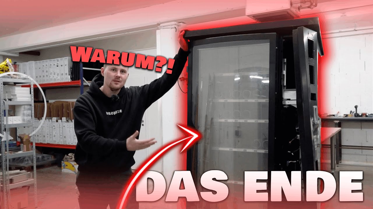 KOMPLETT ZERSTÖRT! 😱 Unser bester Automat wurde überfallen.