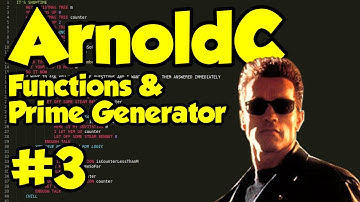 ArnoldC Programming Tutorial #3 - Functions and Prime Number Generator Example