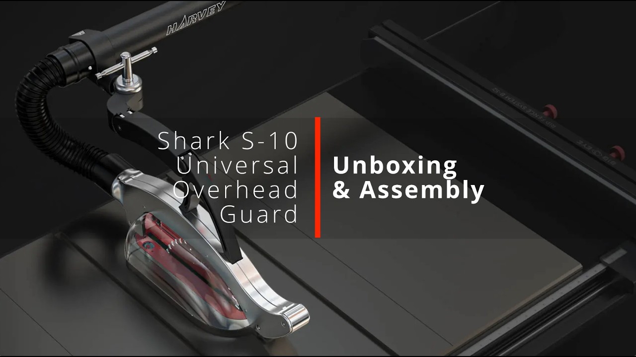 Harvey Shark S-10 Universal Overhead Guard Unboxing & Assembly