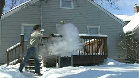 boiling water plus cold air = SCIENCE