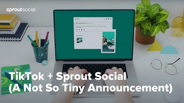 TikTok and Sprout Social Integration (A not so tiny announcement)