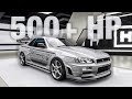 500+ Horsepower Nissan Skyline GT-R R-34 Build (A800) | Forza Horizon 4