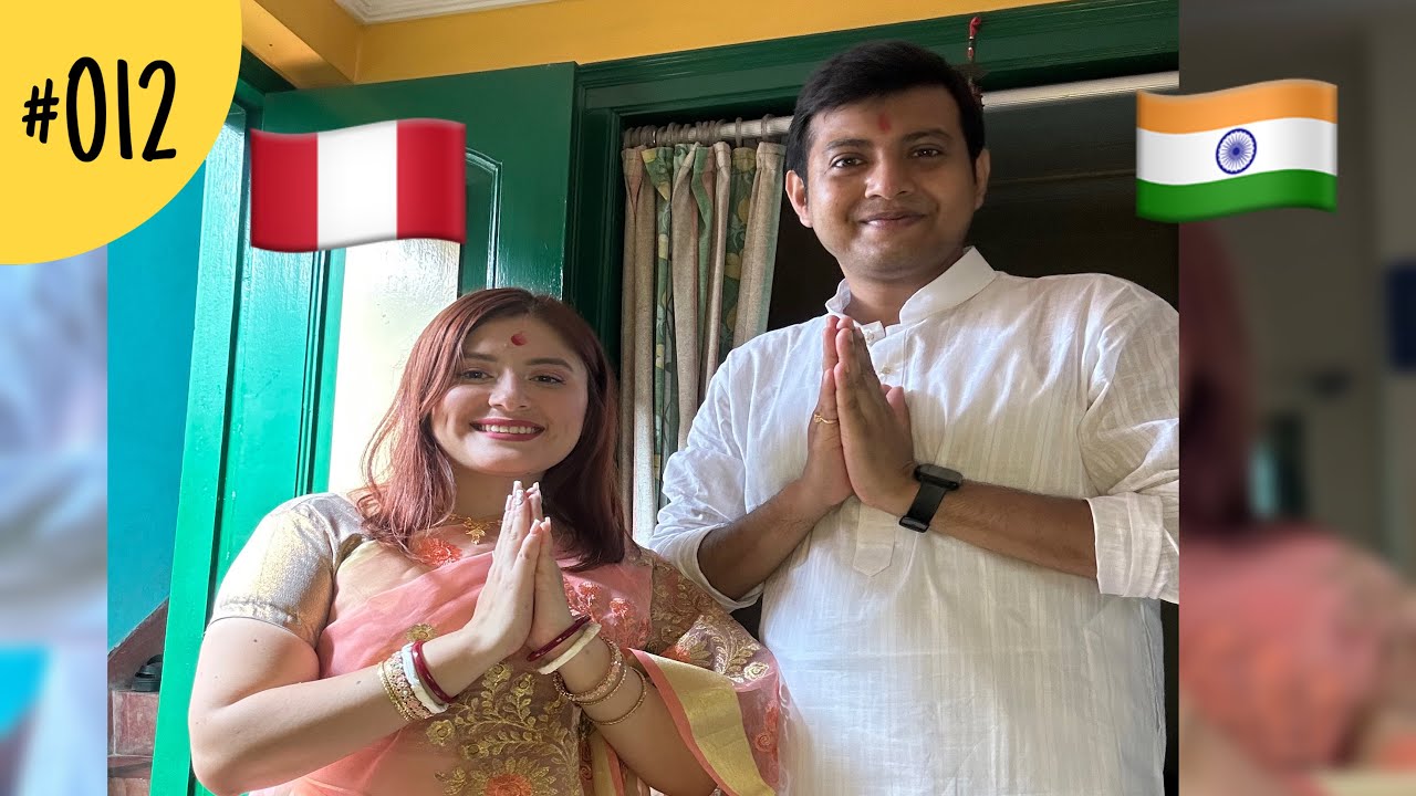 Mi familia HINDU ayuda a Nani a usar por primera vez 🇮🇳