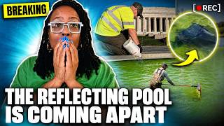 After Algae Resurfaces, The Reflecting Pool Is Now Coming Apart!