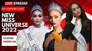miss universe 2022 winner crowning moment l R'Bonney Gabriel Denies Rigging Allegations for winning.