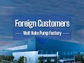 Foreign Customers Visit Volm Pump Factory