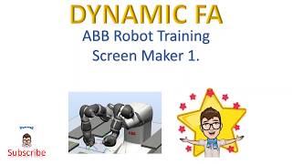 Famous Screen Maker Training 1. Variable modification ABB robot programming Robotstudio. Net Worth