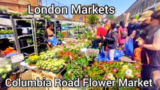 [UK] 🇬🇧 Columbia Road Flower Market - London's Finest Flower Market - Must Visit in Summer