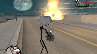 Como entrar al area 51 y conseguir la minigun GTA San Andreas [LOQUENDO]