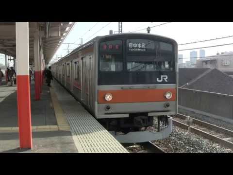 205系5000番台武蔵野線府中本町行き（M１）西浦和駅発車+発車メロディ