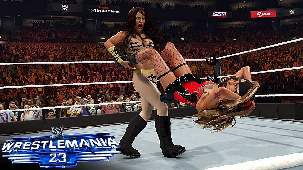 Эшли против Мелины — матч за женский чемпионский титул: WrestleMania 23 | WWE 2K25