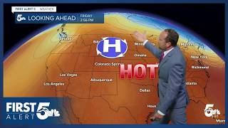 Mountain storms on Thursday may reach as far east as Teller County