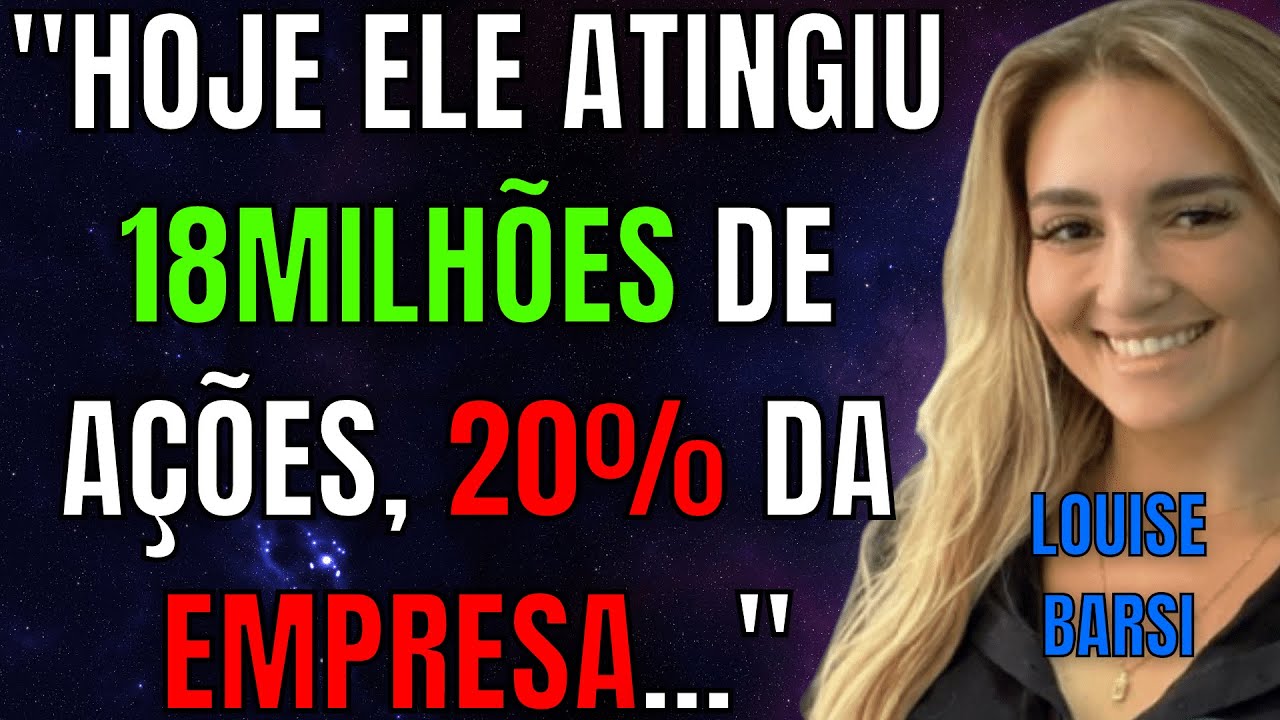 Qual a MAIOR posição de Luiz Barsi Filho? / Louise Barsi - YouTube