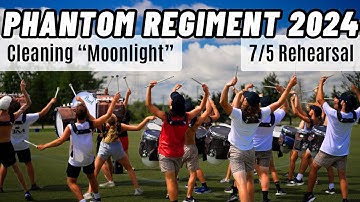 Phantom Regiment Drumline 2024 || 7/5 Rehearsal Part 1