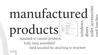 Basic Categories of Products and Procedures