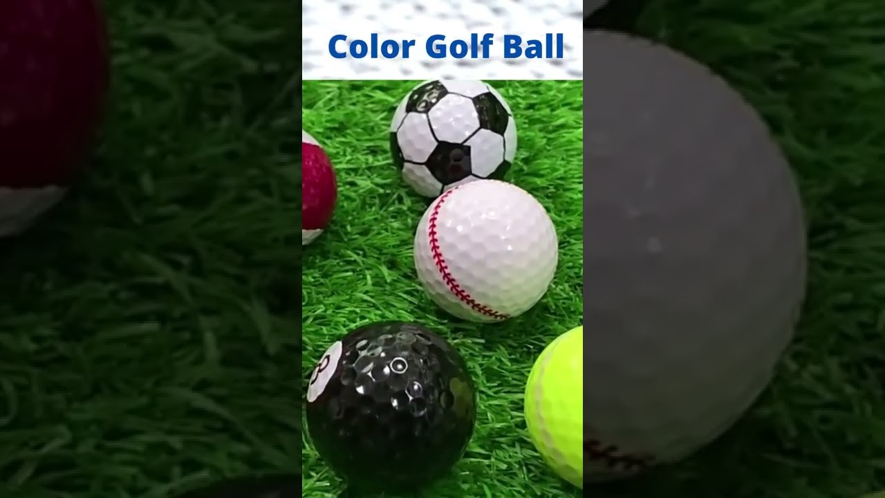 Mini Sport Assorted Color Golf Ball Distance Novelty Driving Range Idea Golf Balls Gift Practice.