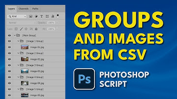 Photoshop Script Groups And Images From CSV