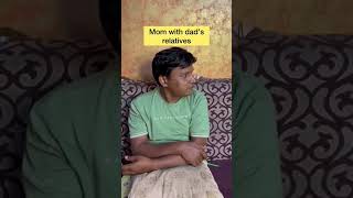 😁😁💯 different reaction from Mom between Appa and Amma relatives #youtubevloggers #pvclvlogs#shorts