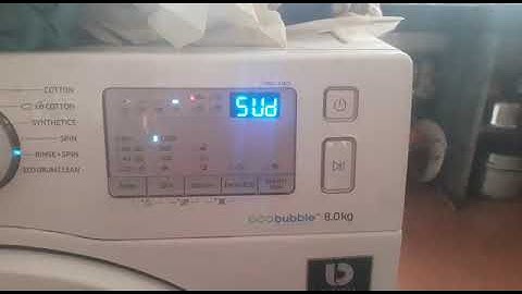SUD error in samsung washing machine 🤔#washing