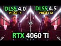 DLSS 4.5 vs DLSS 4.0 on RTX 4060 Ti 8GB | Better Visuals or Just Minor Tweak? | Test in 5 Games