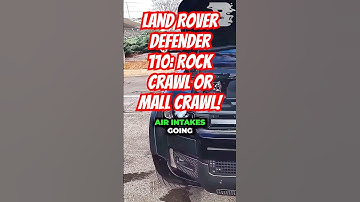 Perfect Mall Crawler! Land Rover Defender 110 #shorts #landrover #suv