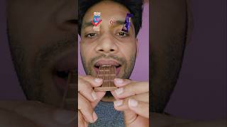Milk Bar Chocolate vs Dark Bar Chocolate #chocolate #mukbang #candy #food #asmr #shortsfeed