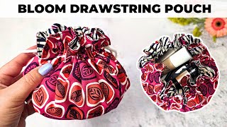 Round Drawstring Pouch Tutorial | Easy Sewing Project for Beginners
