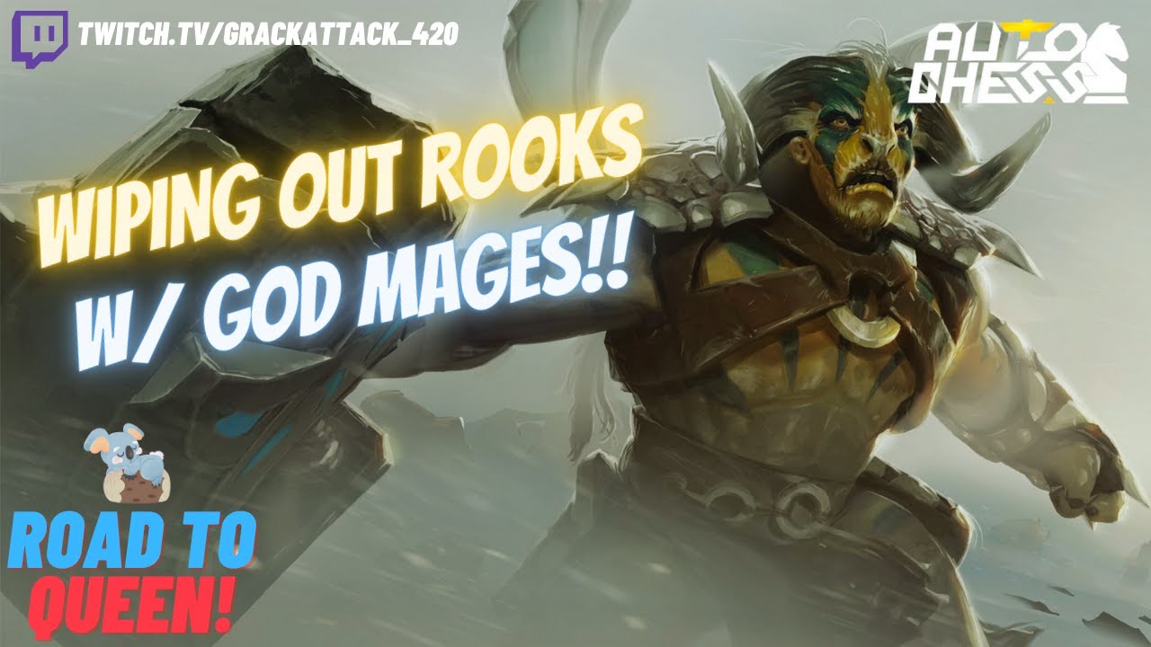 HUGE LATE GAME GOD MAGES!!! (Dota Auto Chess)