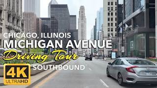 Driving Through Michigan Avenue, Chicago, IL | From Magnificent Mile to the South Side