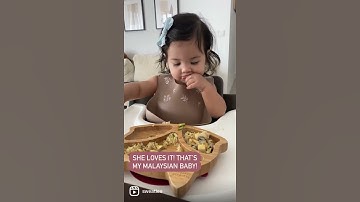 Maya tries her 100th food (a Malaysian fav!)