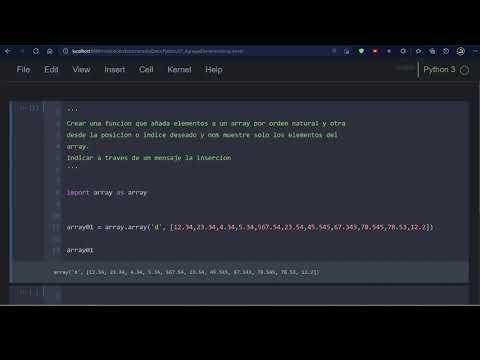 13. Añadir Elementos a un Array por Orden Natural | Estructuras de Datos con Python