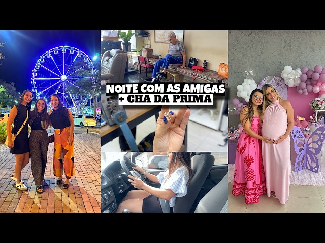 CHÁ DE BEBÊ, VISITANDO O SOGRO, NOITE COM AS AMIGAS e muito mais ❤️ - Bruna Paula