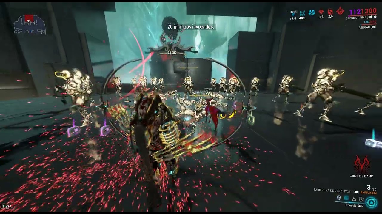 Warframe Garuda Nuke with Nourish