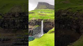 Múlafossur Waterfall in the Faroe Islands