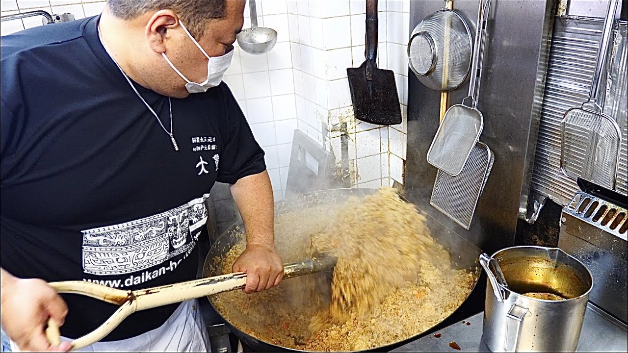【焼きめし６０人前】創業大正元年 老舗町中華 大貫の伝統「地焼き」Japanese street Food